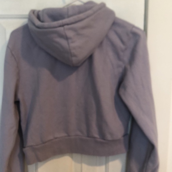 Lavender Purple John Galt Brandy Melville crop Hoodie - Picture 7 of 7